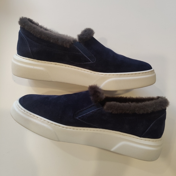 M. GEMI The Cerchio Shearling Sneakers Slip-On - Picture 7 of 8